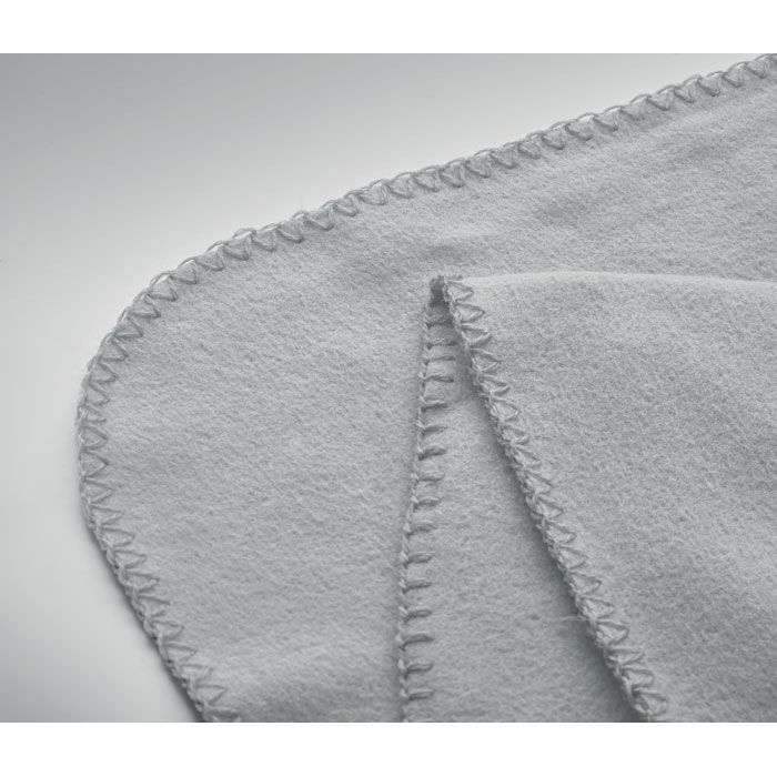 MO6805-07Bogda RPET-Polar Fleece-Decke_ grau