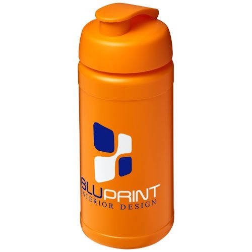PF210068-23Baseline® Plus 500 ml Sportflasche mit Klappdeckel_ orange