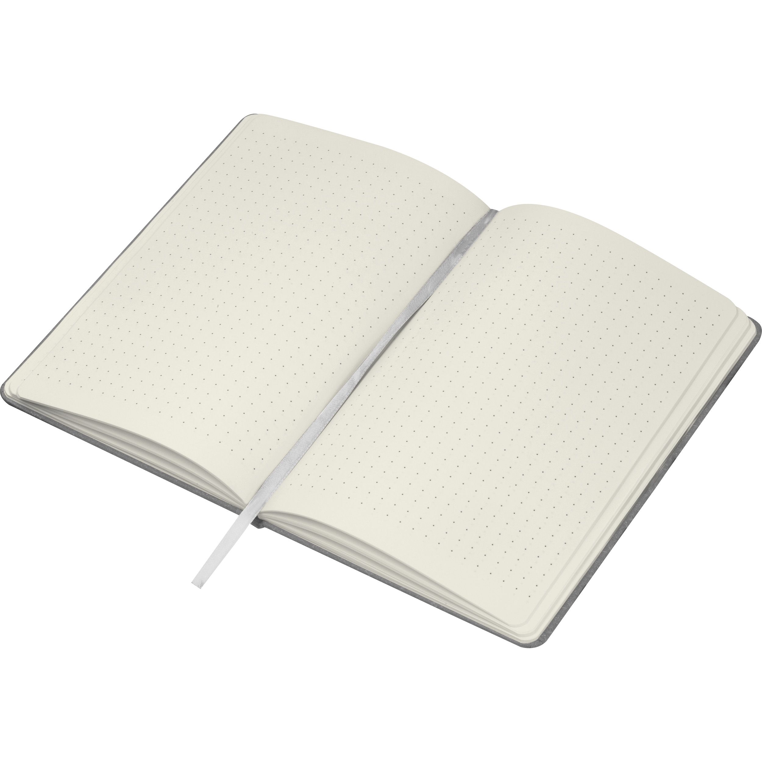 MA21799-07A5 Notizbuch mit gepunkteten Seiten AGNESE_ silbergrau