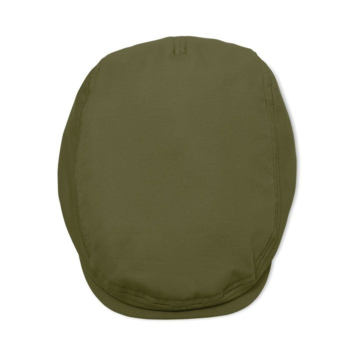 MO2850-49Flat Peak Newsboy-Kappe 235 g_m²_ armeegruen