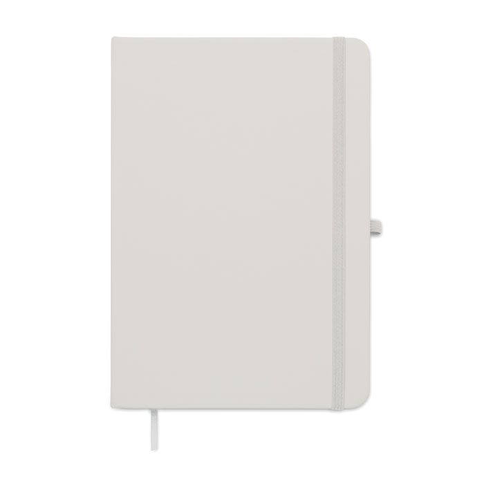 MO3124-06Arcoloop DIN A5 Notizbuch recy. PU_ weiss