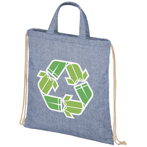 PF120460-3Pheebs 210 g_m² recycelter Turnbeutel 6L_ heather blau