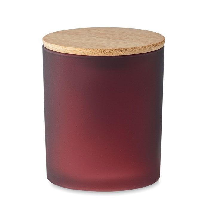 MO6621-02Keops Large Kerze im Glas 280 g_ bordeaux