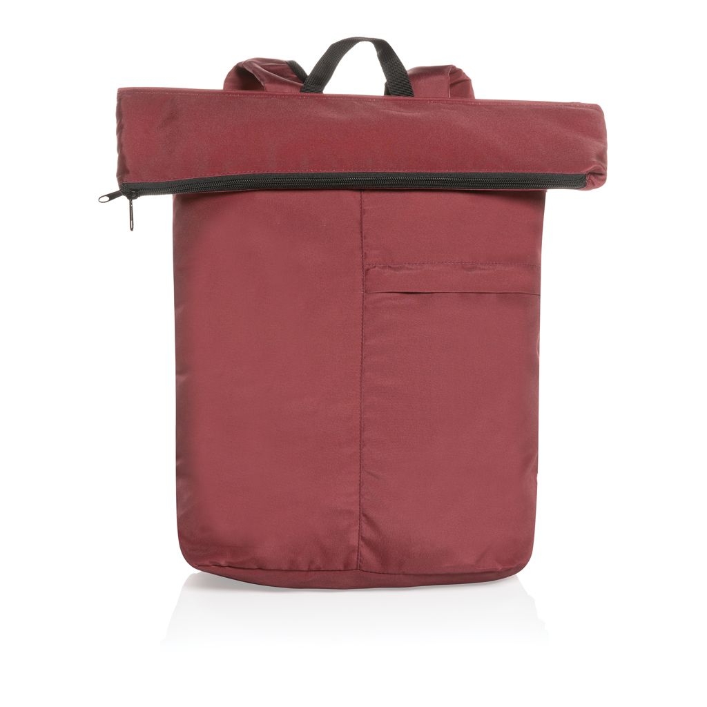 XDP763.17-4Dillon AWARE™ RPET faltbarer Lightweight-Rucksack_ rot