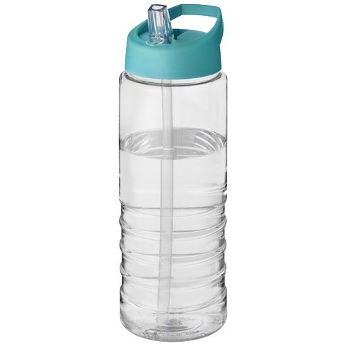 PF210877-5H2O Active® Treble 750 ml Sportflasche mit Ausgussdeckel_ transparent_aquablau
