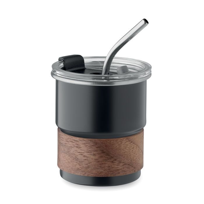 MO2423-03Mate Einwandiger Becher 260 ml_ schwarz