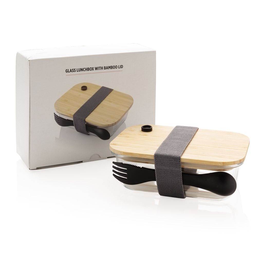 XDP269.56-0Lunch-Box aus Glas mit Bambusdeckel_ transparent