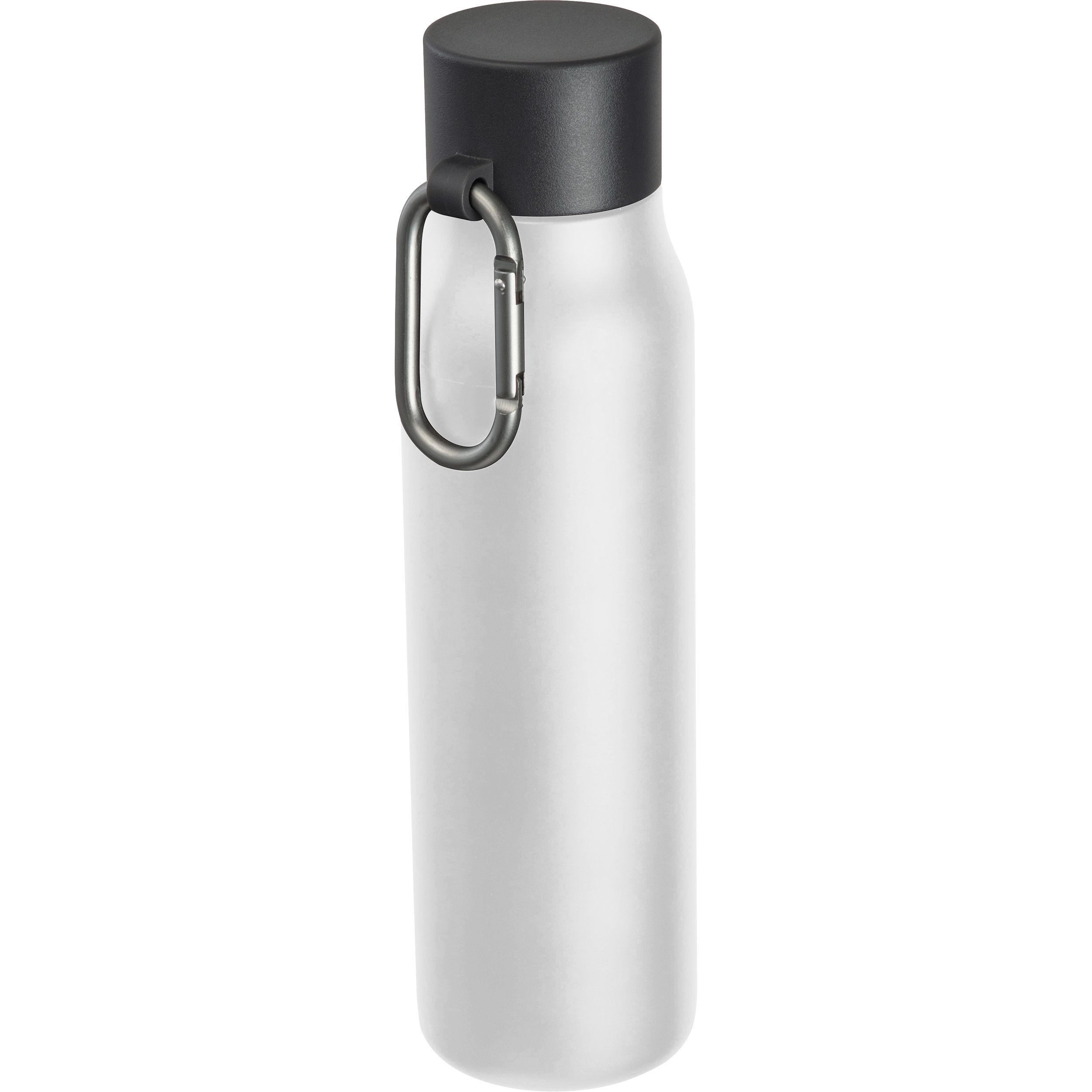 MA85236-06Vakuum Trinkflasche mit Karabiner_ 600ml ANNIE_ weiss