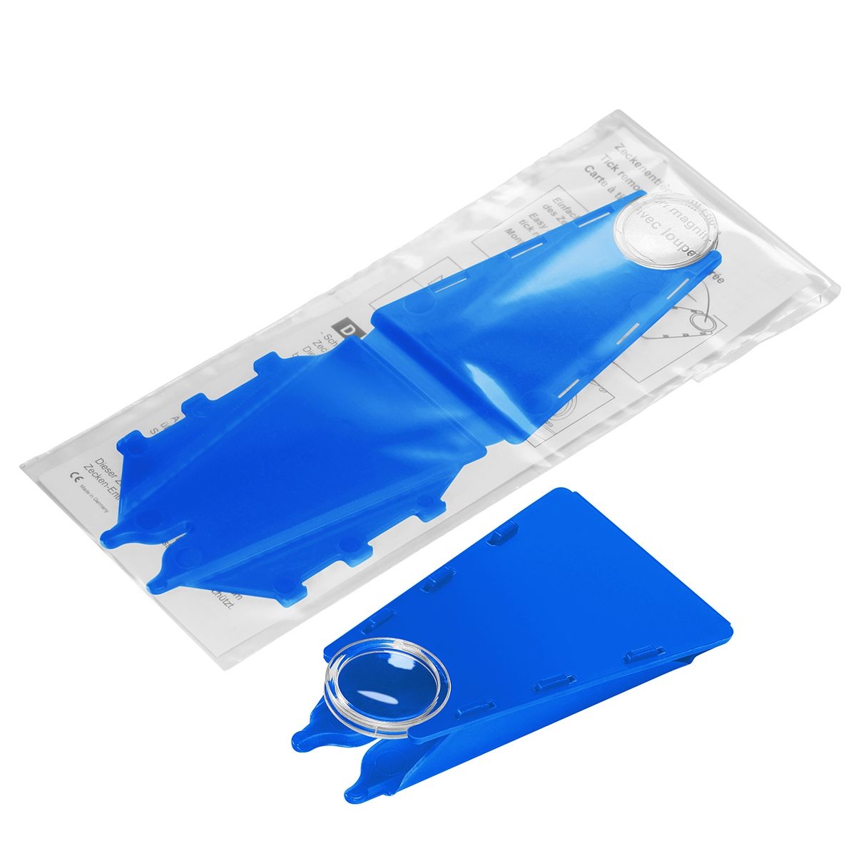 HE8300G-3Zeckenentferner mit Lupe_ blau