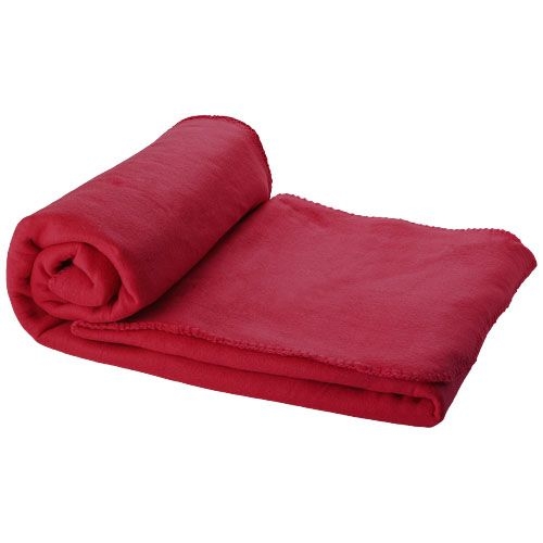PF100165-10Huggy Fleecedecke mit Huelle 150 x 120 cm_ rot