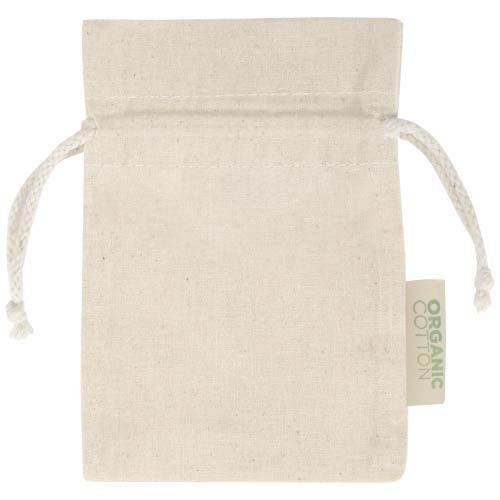 PF120796-1Odisha 140 g_m² OCS Bio-Geschenktasche – 15 × 10 cm _ natur
