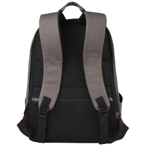 PF120677-3Joey 15_6 Zoll Anti-Diebstahl Laptop Rucksack 18 L aus GRS-recyceltem Canvas_ grau