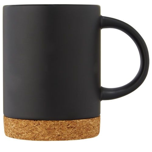 PF100901-3Neiva 425 ml Keramiktasse mit Korkboden_ schwarz