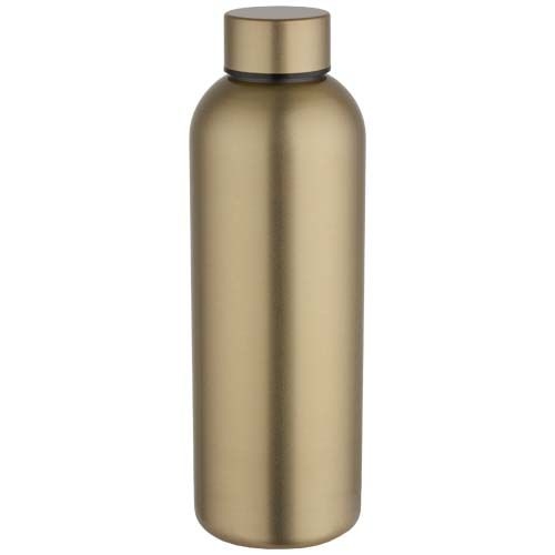 PF100920-2Spring 750 ml RCS-zertifizierte einwandige Trinkflasche aus recyceltem Edelstahl_ gold