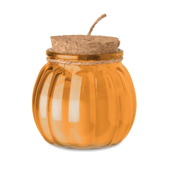 MO3193-10Pumkin Kerze aus Pflanzenwachs_ orange