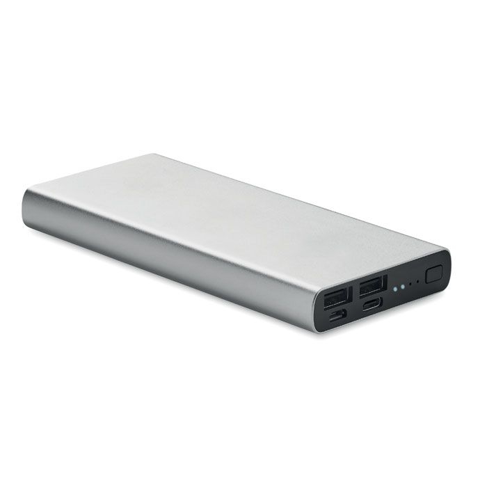 MO6770-16Powerflat 10C Powerbank 10000 mAh_ mattsilber