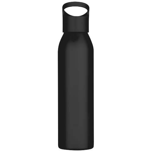 PF100868-7Sky 650 ml RCS-zertifizierte_ einwandige Trinkflasche aus recyceltem Edelstahl_ schwarz