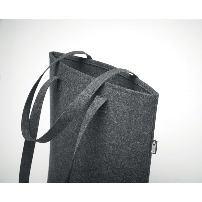 MO6185-15Taslo Shopping Tasche RPET-Filz_ steingrau