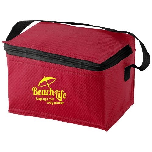 PF100182-5Spectrum Kuehltasche fuer 6 Dosen 4L_ rot