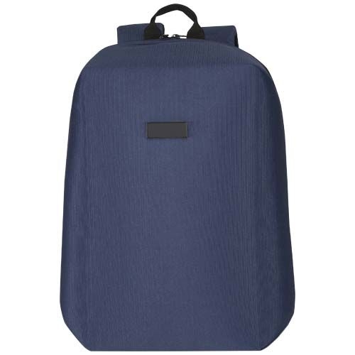 PF130110-2Luma 15_ GRS Laptop-Rucksack aus recyceltem Material mit Diebstahlschutz 10L_ navy
