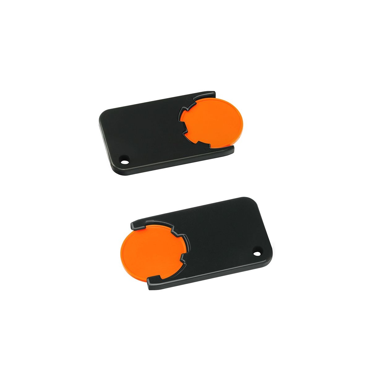 HE7454-5-6Chiphalter mit 1€-Chip _Beta_ orange_ schwarz