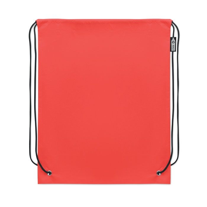 MO2809-05Daffy Rpet Beutel mit Kordelzug Non Woven_ rot
