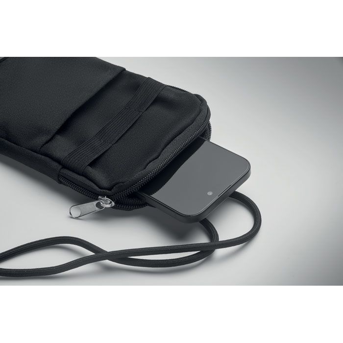 MO2519-03Mobibolsa Crossbody-Smartphone-Tasche_ schwarz