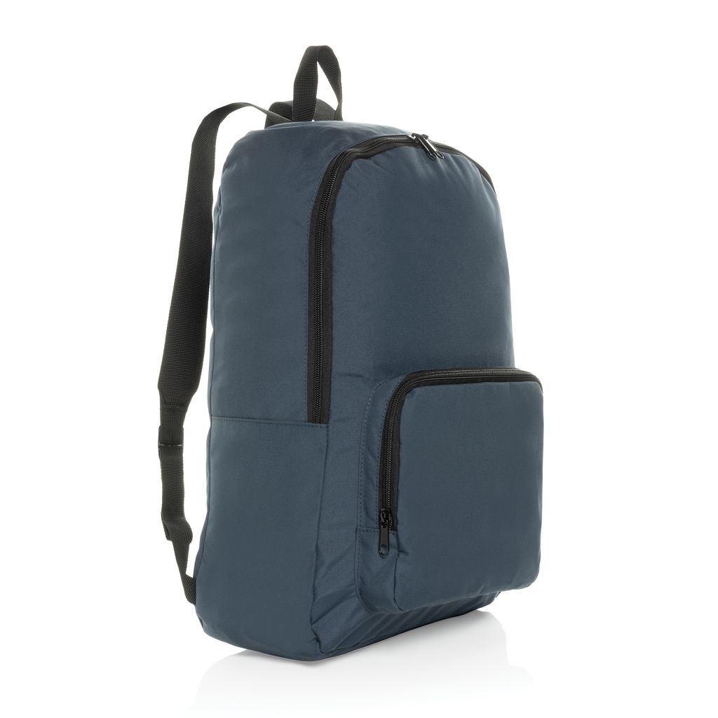 XDP763.19-25Dillon AWARE™ RPET faltbarer klassischer Rucksack_ navy blau