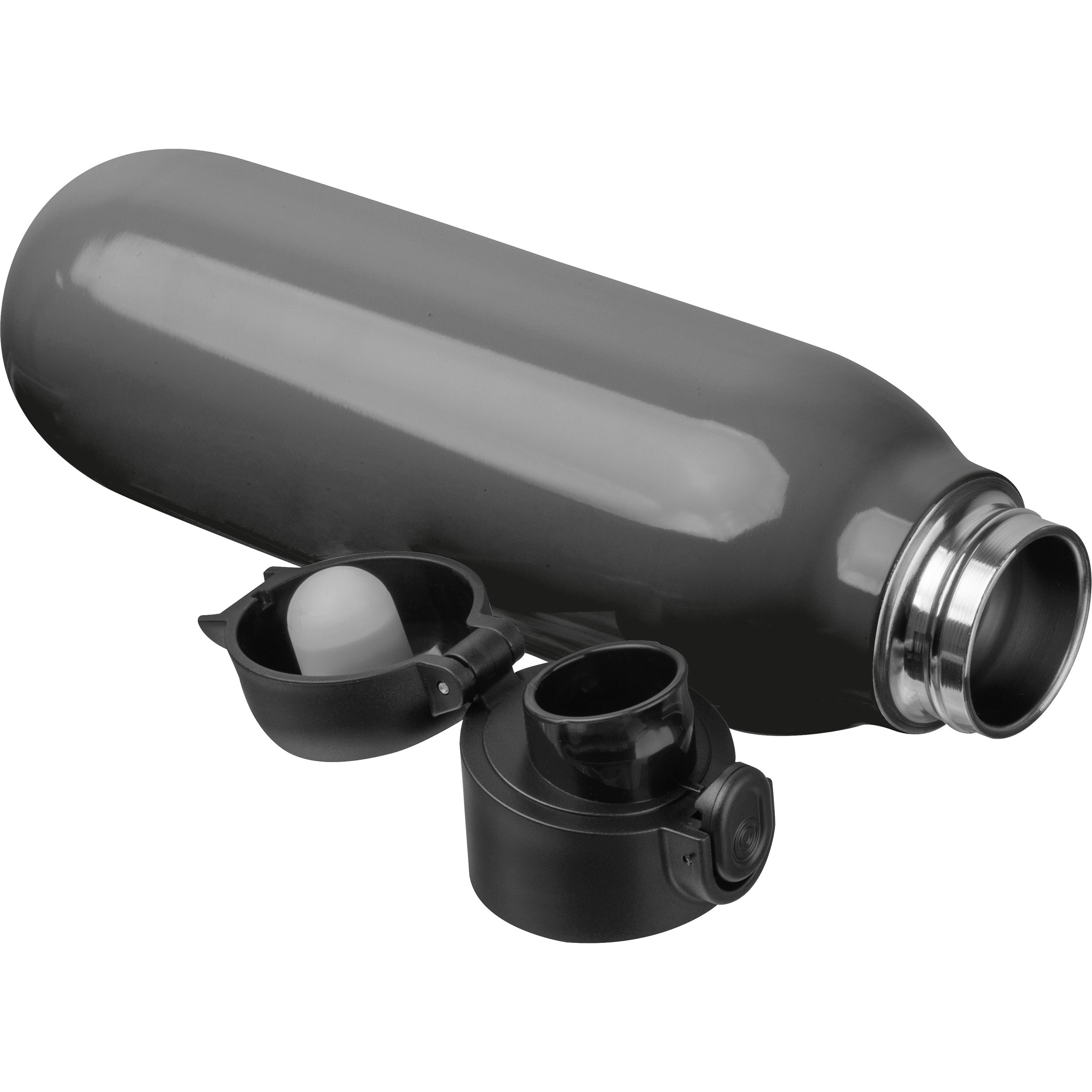 MA85598-03Vakuum Trinkflasche 500ml FEDERICA_ schwarz