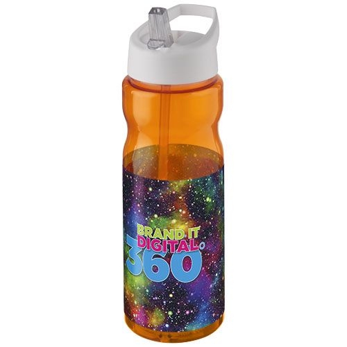 PF210049-29H2O Active® Base 650 ml Sportflasche mit Ausgussdeckel_ orange_weiss