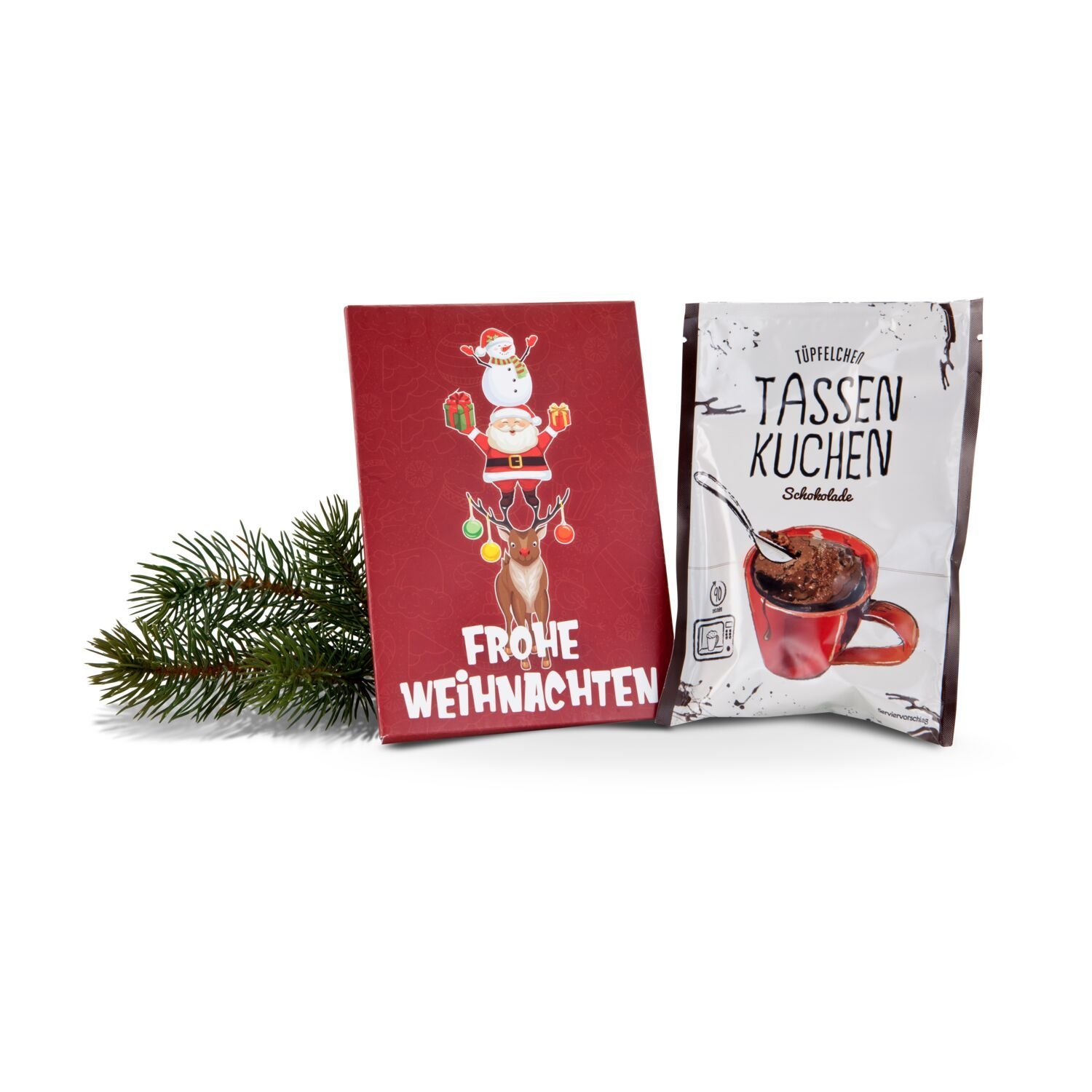 RP1373Frohe Weihnachten Tassenkuchen