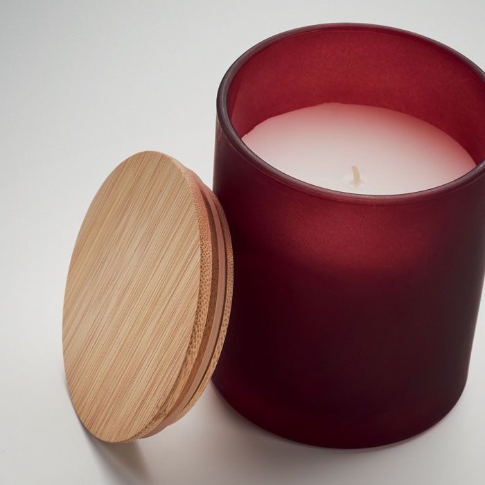 MO6613-02Keops Medium Kerze im Glas 200 g_ bordeaux