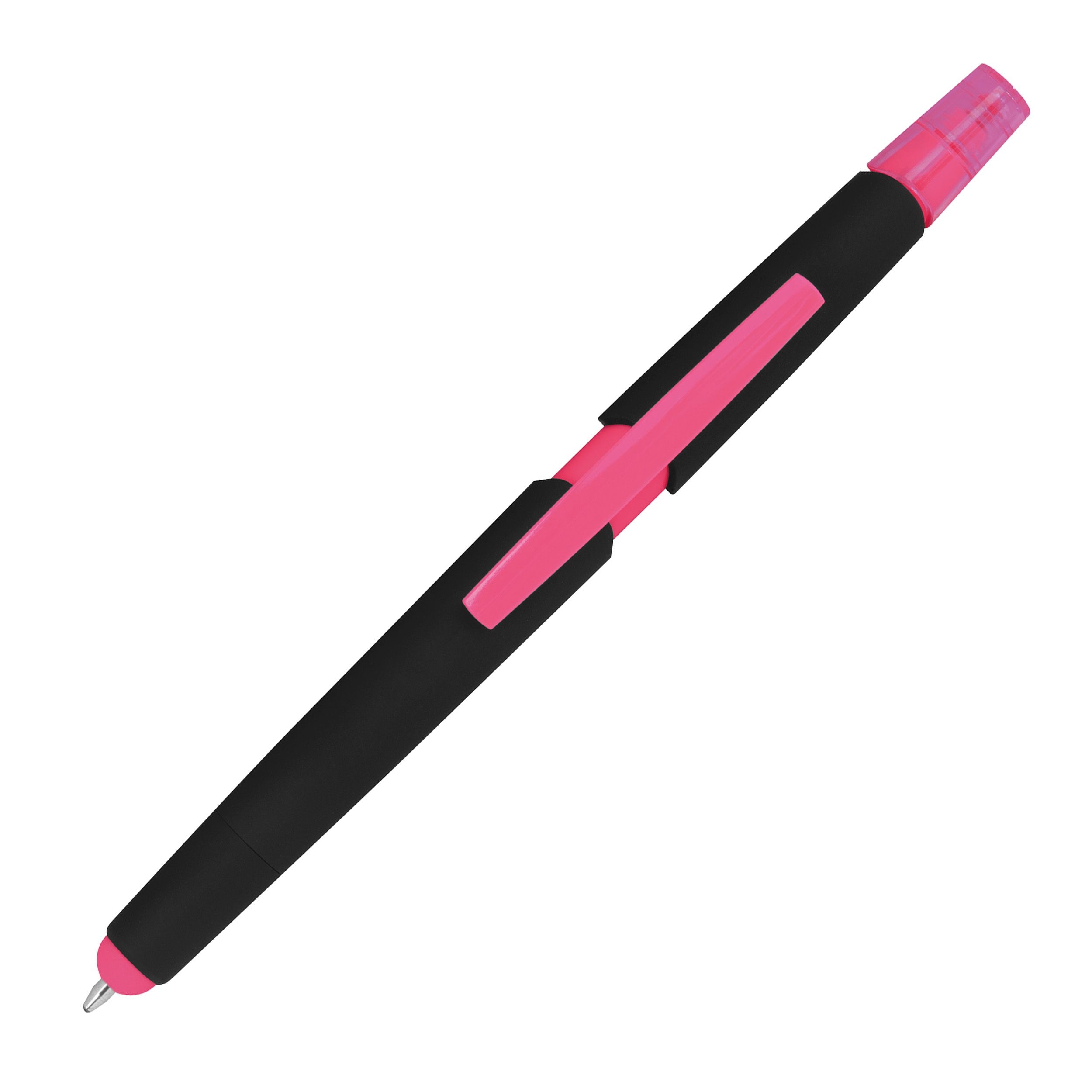 MA10965-11Kugelschreiber mit Textmarker und Touchfunktion EMMETT_ pink