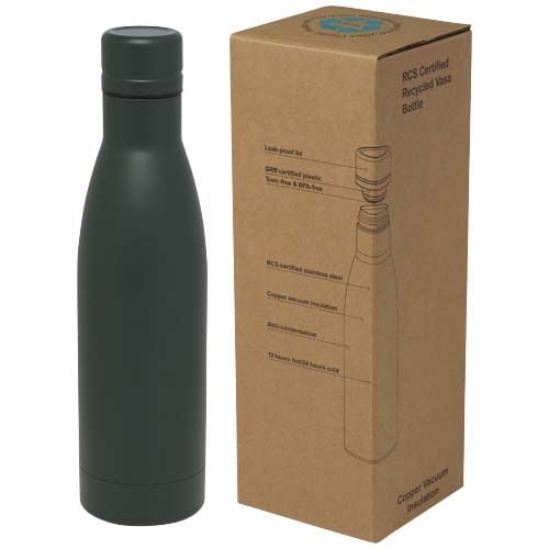 PF100736-8Vasa RCS-zertifizierte Kupfer-Vakuum Isolierflasche aus recyceltem Edelstahl_ 500 ml_ green flash