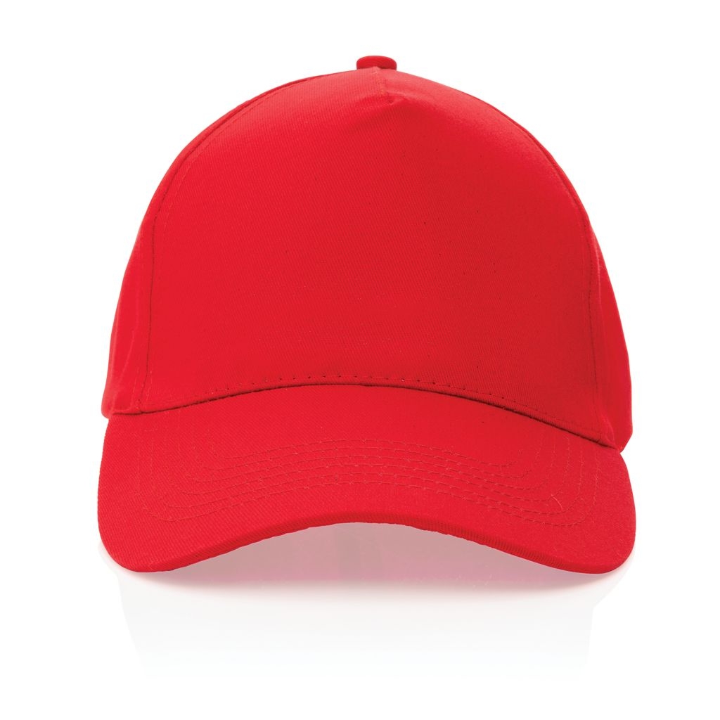 XDP453.33-4Impact 5 Panel Kappe aus 190gr rCotton mit AWARE™ Tracer_ rot