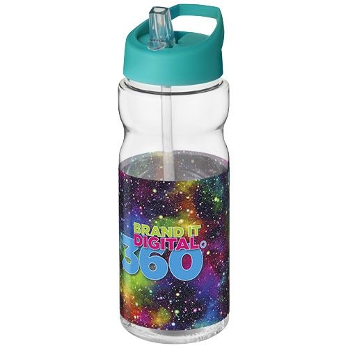 PF210049-16H2O Active® Base 650 ml Sportflasche mit Ausgussdeckel_ transparent_aquablau