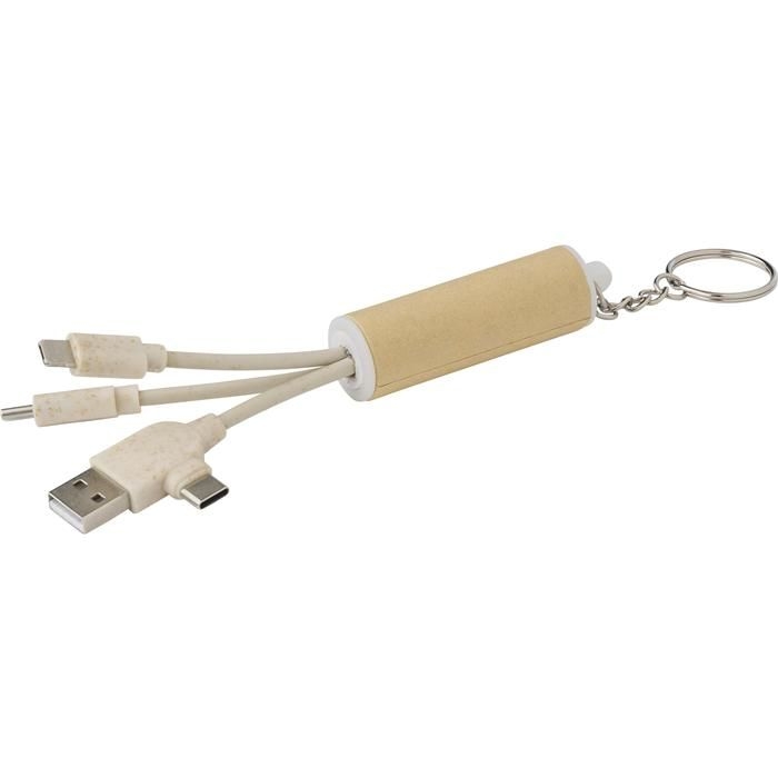 GI976589-11USB-Ladegeraet Schluesselanhaenger Tyson_ brown