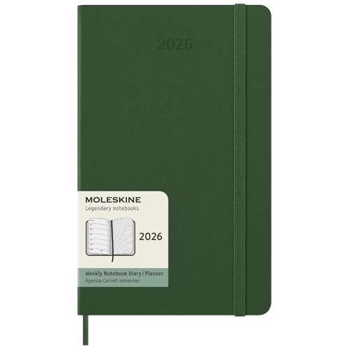 PF107754-4Moleskine Hardcover 12 Monate Wochenkalender L_ myrtengruen