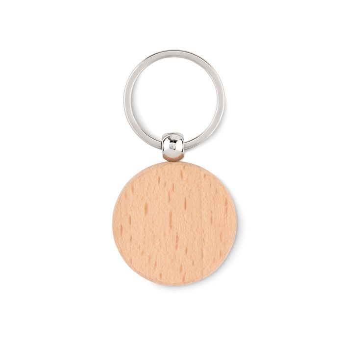 MO9773Toty Wood Schluesselring Holz_ rund