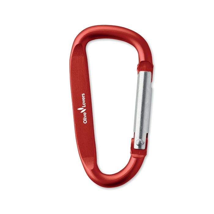 MO2259-05Gancho Karabinerhaken Aluminium_ rot