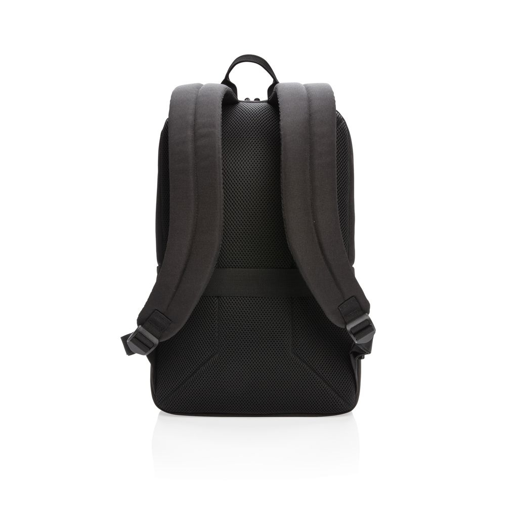 XDP763.16-1Swiss Peak AWARE™ RFID und USB A-Laptop-Rucksack_ schwarz