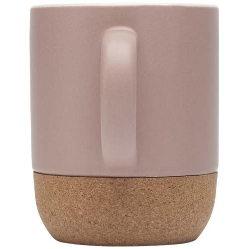 PF100847-2Billie 300 ml Keramiktasse mit Korkdetails _ altrosa