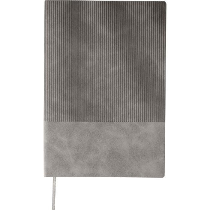 GI1274007-03Recyceltes PU-Notizbuch _A5_ Elian_ grau