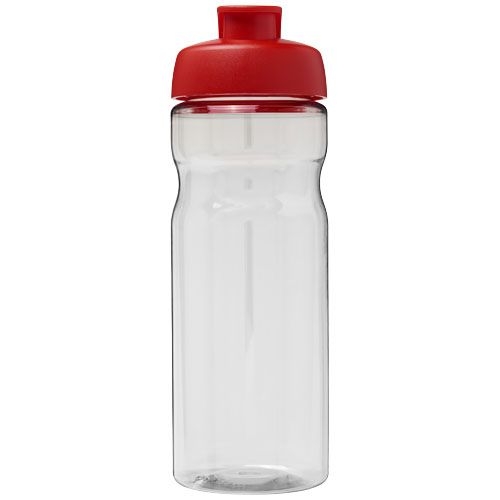 PF210436-19H2O Active® Base Tritan™ 650 ml Sportflasche mit Klappdeckel_ transparent klar_rot