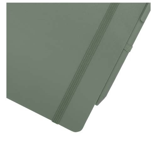 PF107901-2Thalaasa A5 Hardcover Notizbuch mit Kugelschreiber _schwarze Mine_ heather gruen