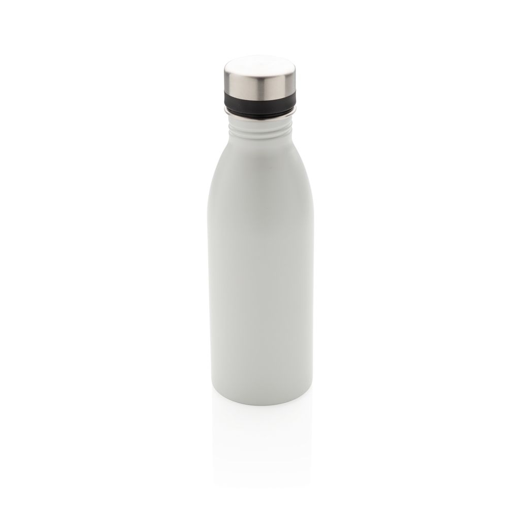 XDP435.71-3Deluxe Wasserflasche aus RCS recyceltem Stainless-Steel_ weiss
