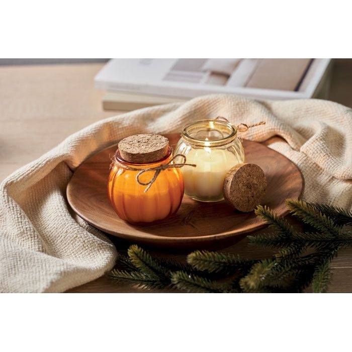 MO3193-10Pumkin Kerze aus Pflanzenwachs_ orange