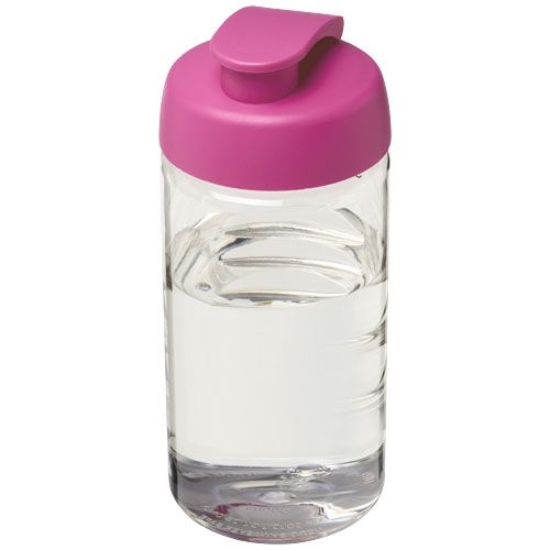 PF210050-9H2O Active® Bop 500 ml Sportflasche mit Klappdeckel_ transparent_rosa