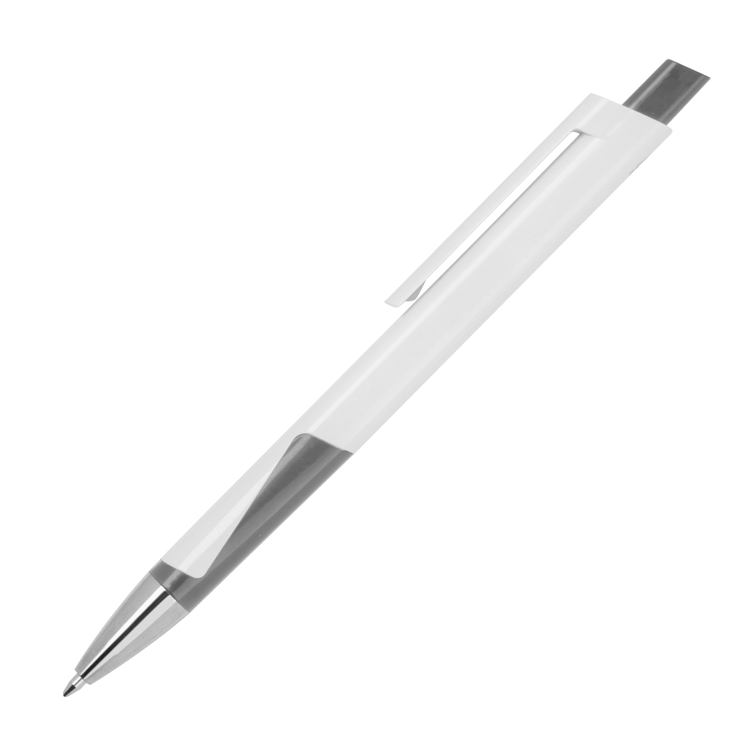 MA15471-07Recycelter ABS Kugelschreiber MAJA_ silbergrau