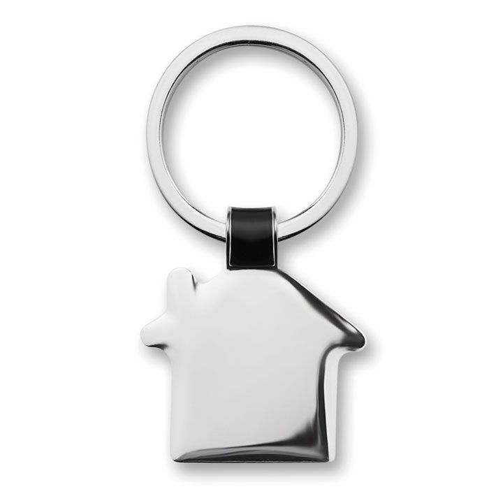 MO8461-03Housy Schluesselring Haus_ schwarz